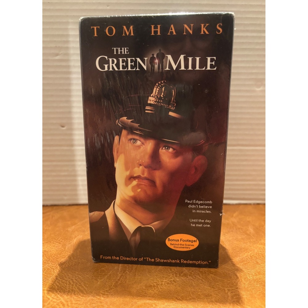 The Green Mile VHS Tom Hanks 1999 Movie Factory Sealed New Warner Home Video
